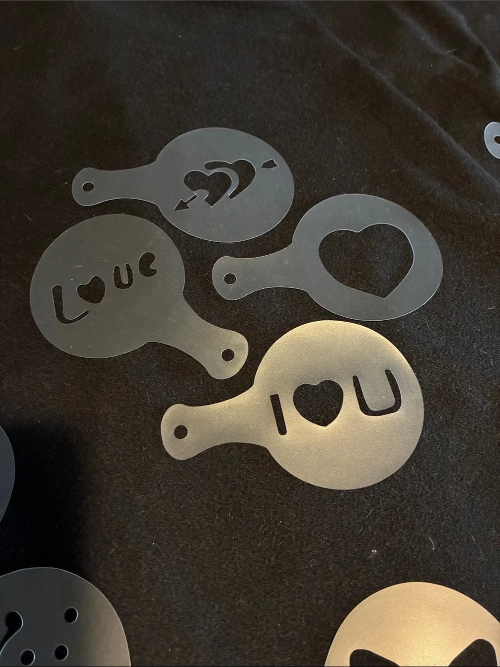 Set of 14 Coffee/Latte/Cupcake Stencils